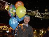 Rob's early birthday balloons