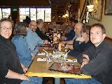 We ate with Science Fiction London members at Swiss Chalet
