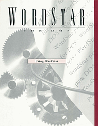 [Using WordStar manual cover]